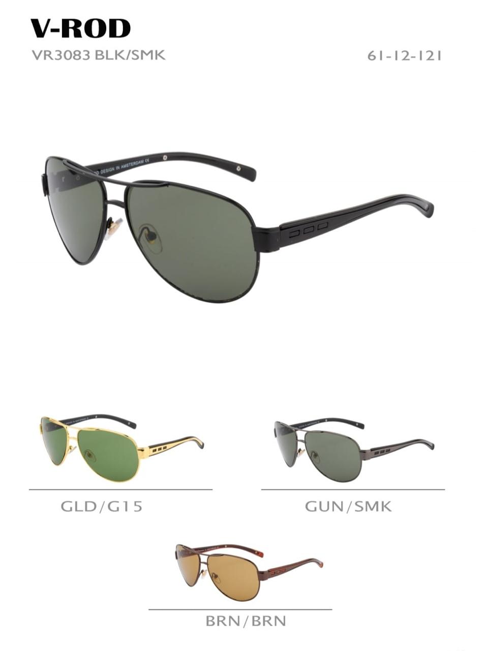 V-ROD B2 Glass Sunglasses – Metal Frame - Image 3