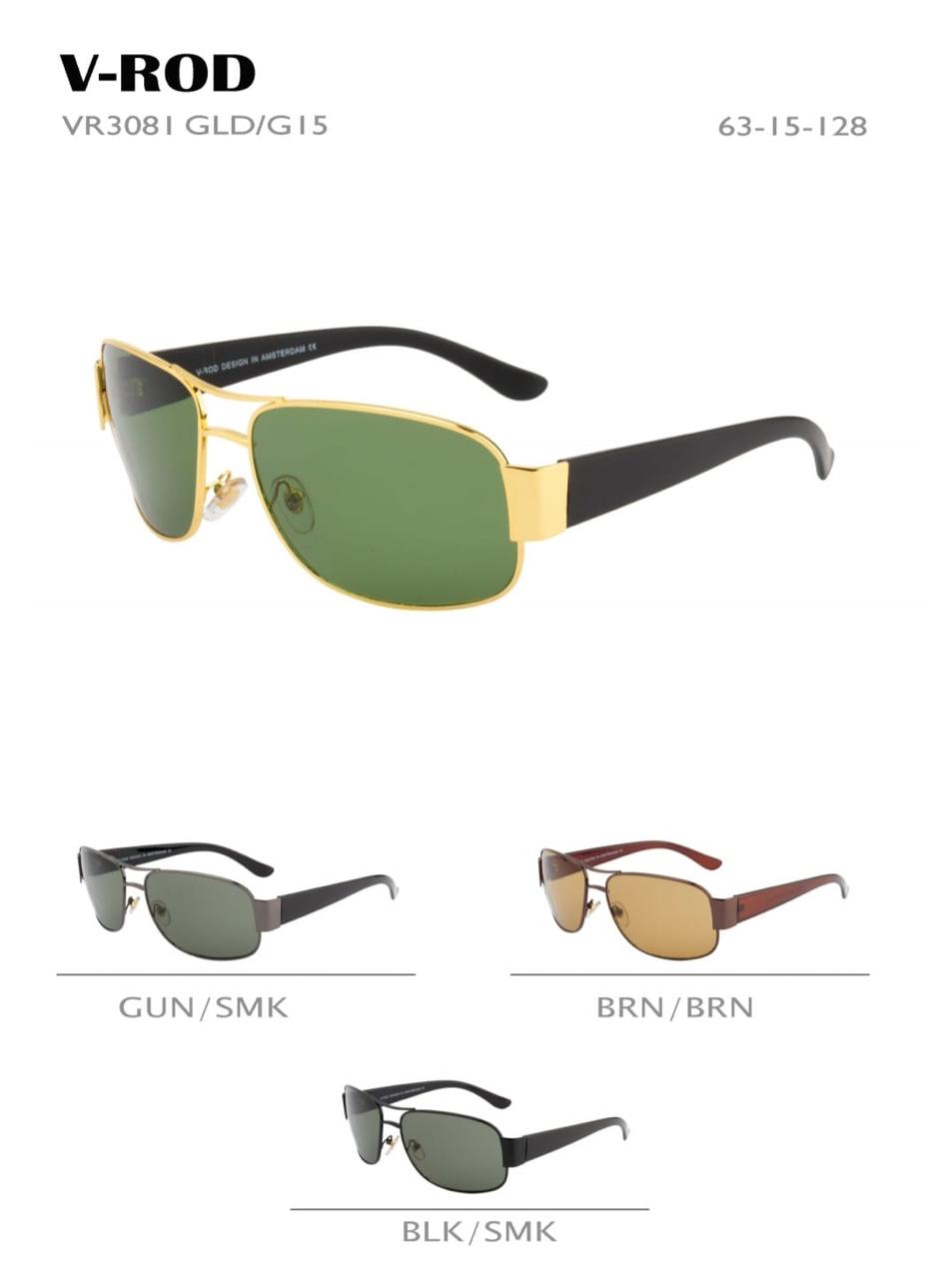 V-ROD B2 Glass Sunglasses – Metal Frame