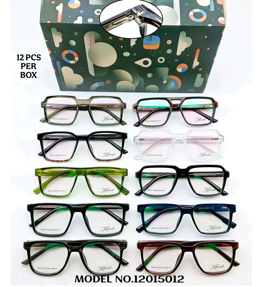 Model 12015012 Sheet Square Frame – 12 Pcs Box