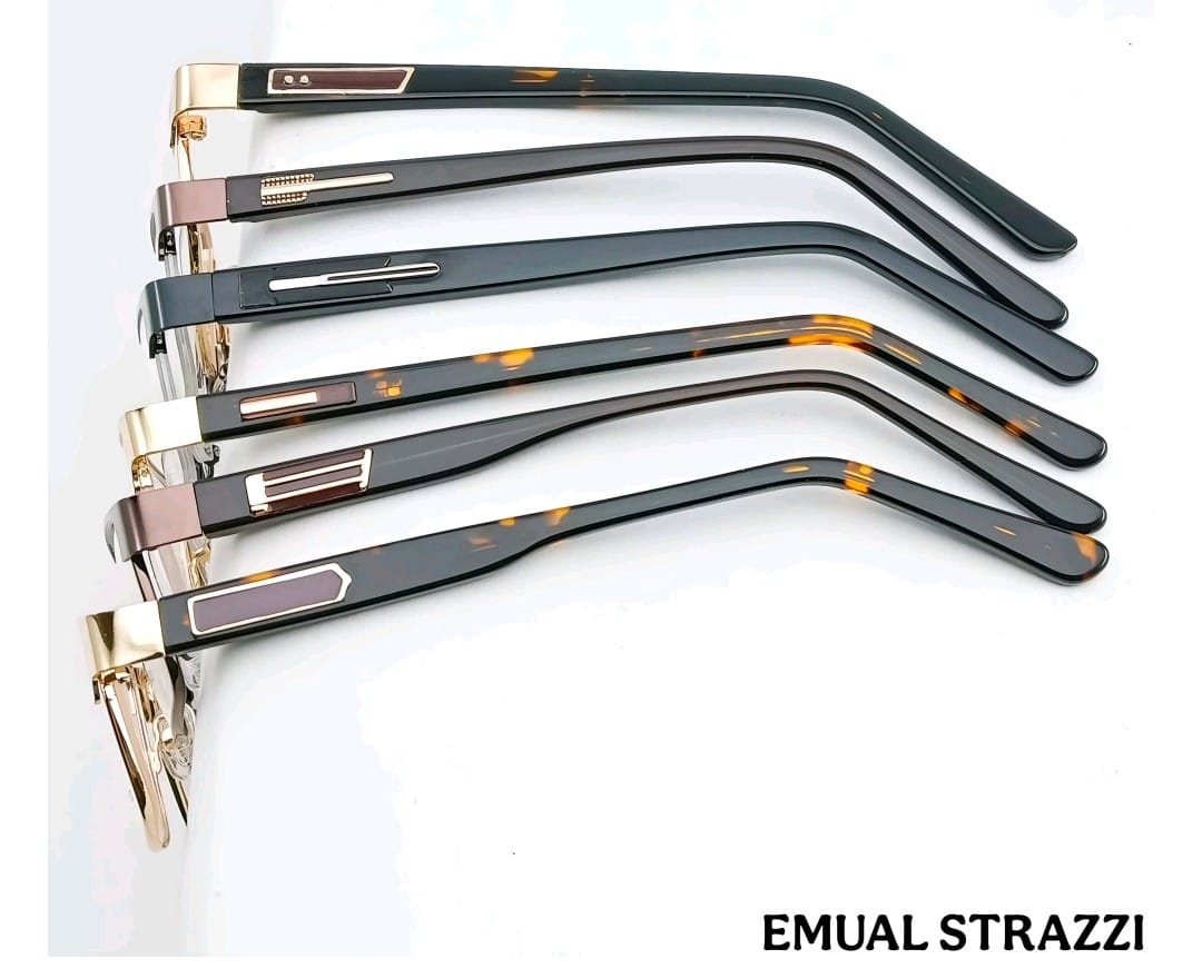 Emual Strazzi Half-Rim Metal Frames - Image 2