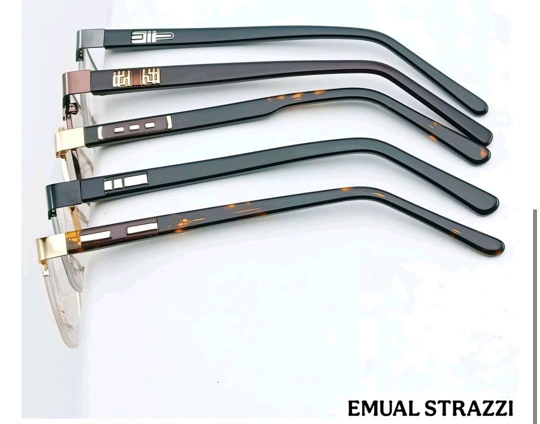 Emual Strazzi Half-Rim Metal Frames - Image 3
