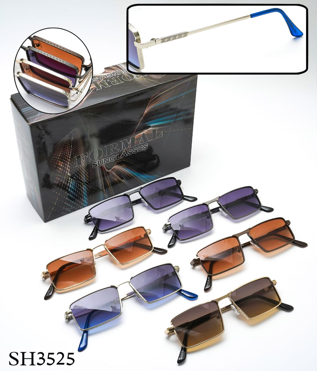 SH3523 Metal Frame Sunglasses – Formal Collection - Image 6