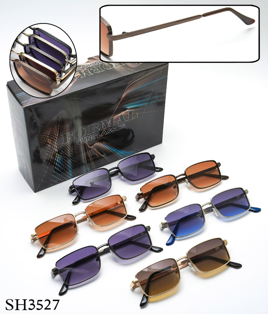 SH3523 Metal Frame Sunglasses – Formal Collection - Image 5