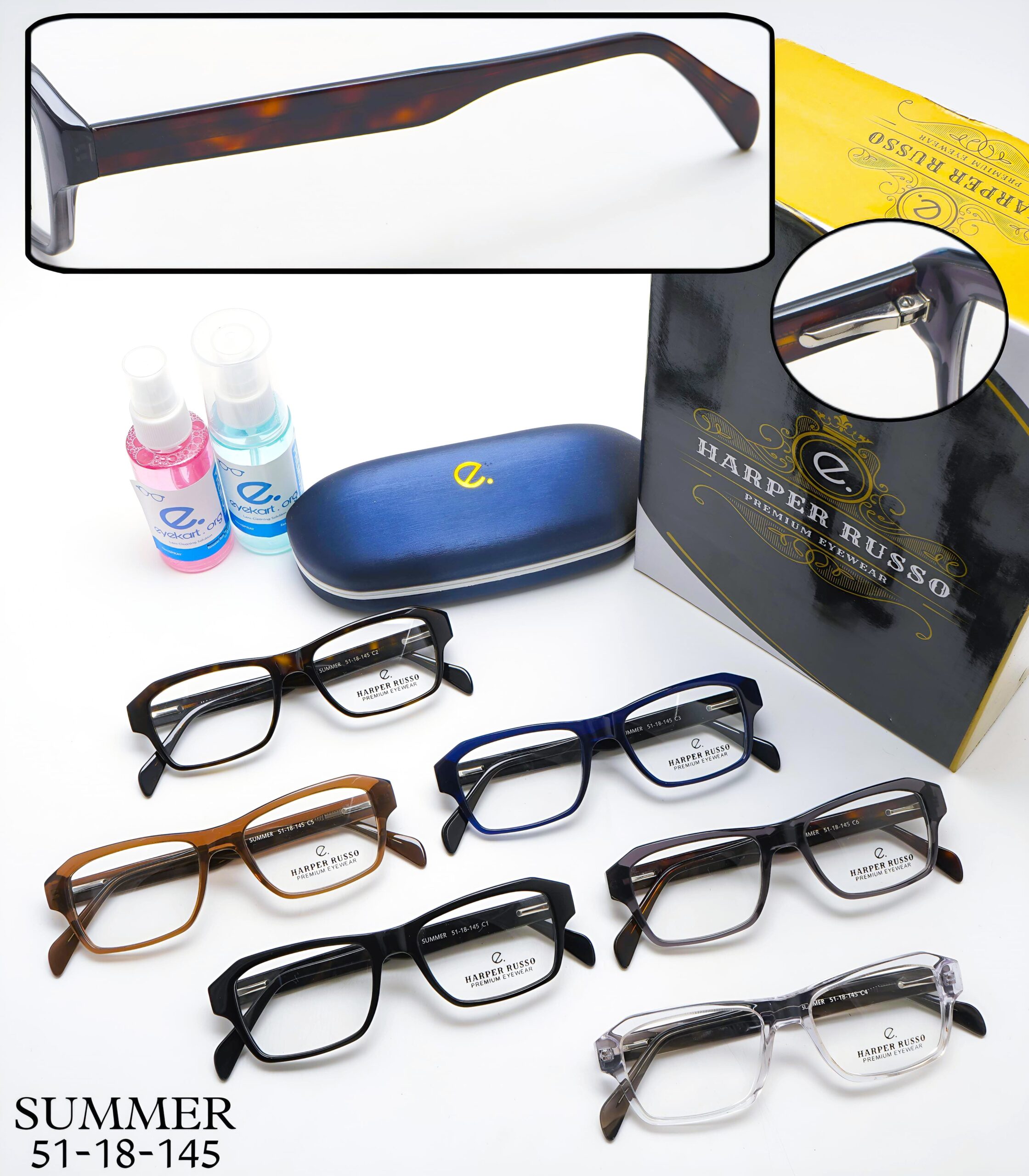 Pedro Branded Acetate Optical Frame