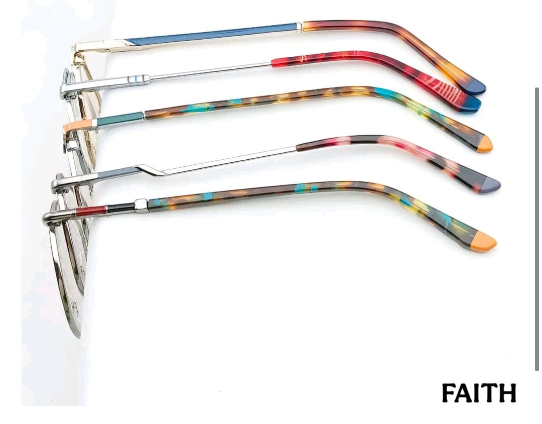 Faith Eyewear Model 15015015 Metal Optical Frame - Image 4