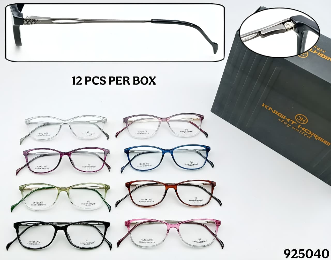 KH Darling Cat Eye – TR Front with Metal Spring Side (10 Designs, 12 Pcs Box) - Image 12