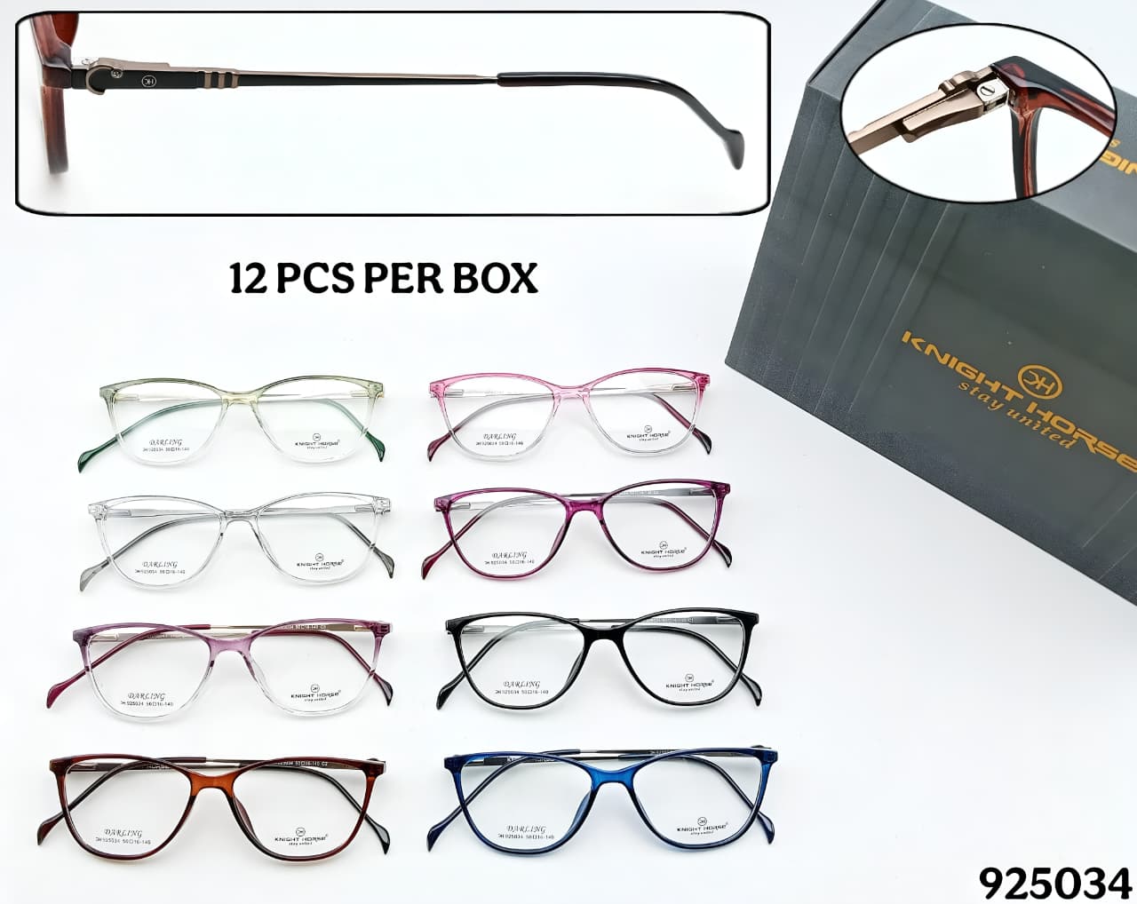 KH Darling Cat Eye – TR Front with Metal Spring Side (10 Designs, 12 Pcs Box) - Image 11