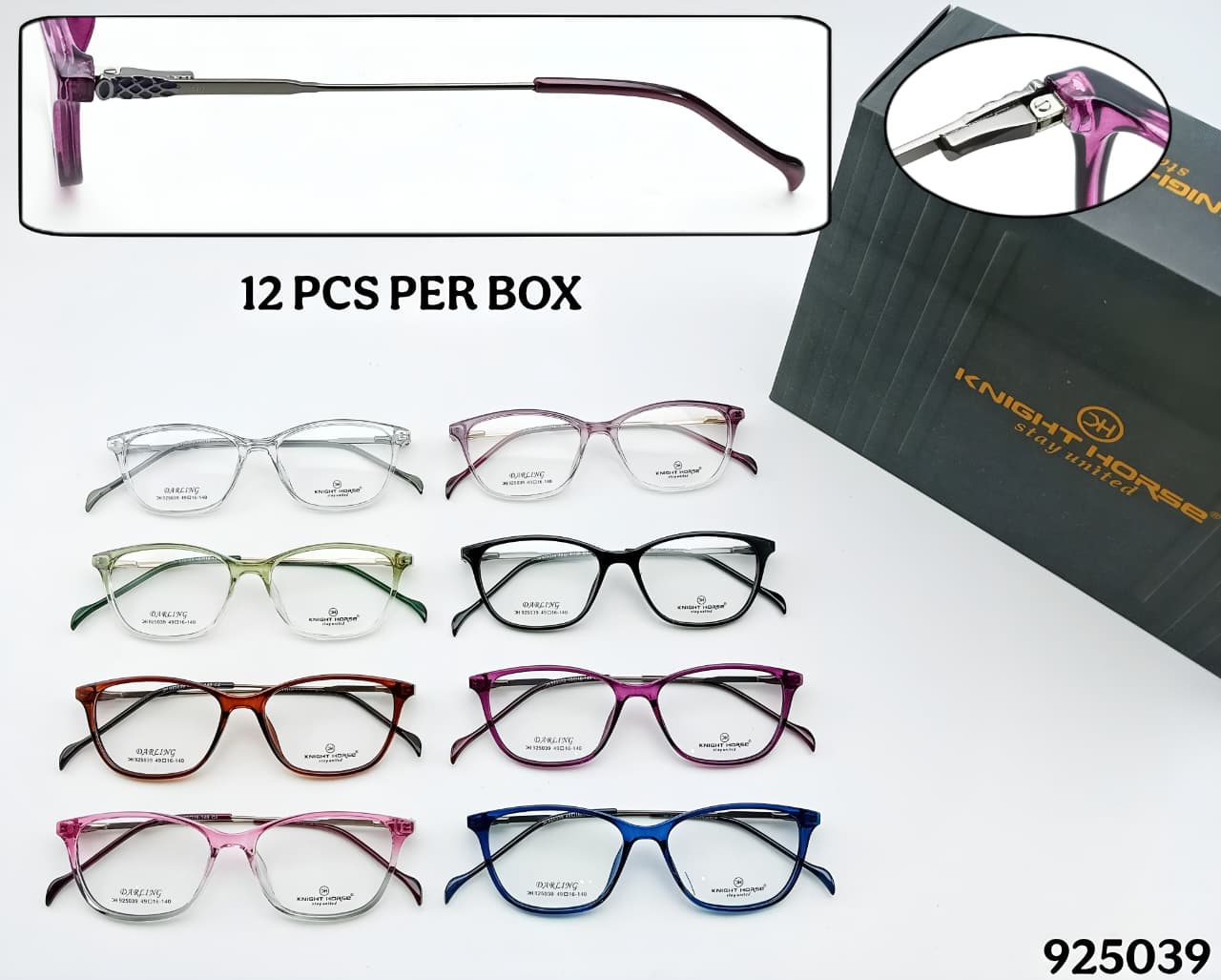 KH Darling Cat Eye – TR Front with Metal Spring Side (10 Designs, 12 Pcs Box) - Image 6