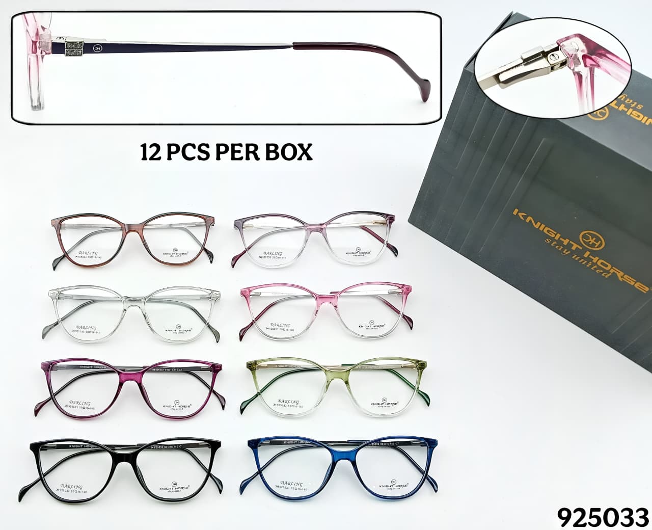 KH Darling Cat Eye – TR Front with Metal Spring Side (10 Designs, 12 Pcs Box) - Image 4