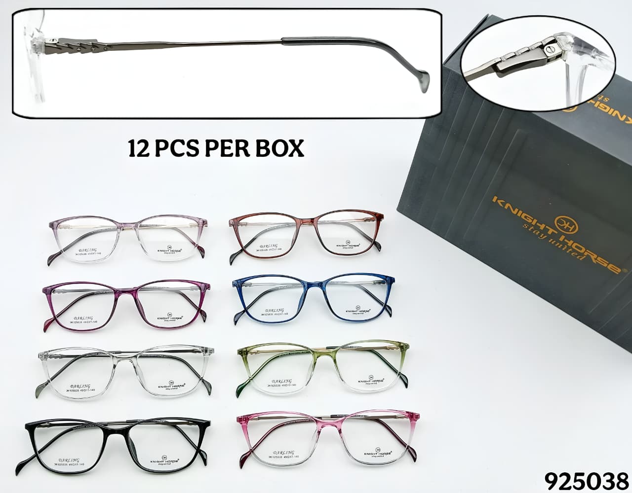 KH Darling Cat Eye – TR Front with Metal Spring Side (10 Designs, 12 Pcs Box) - Image 8