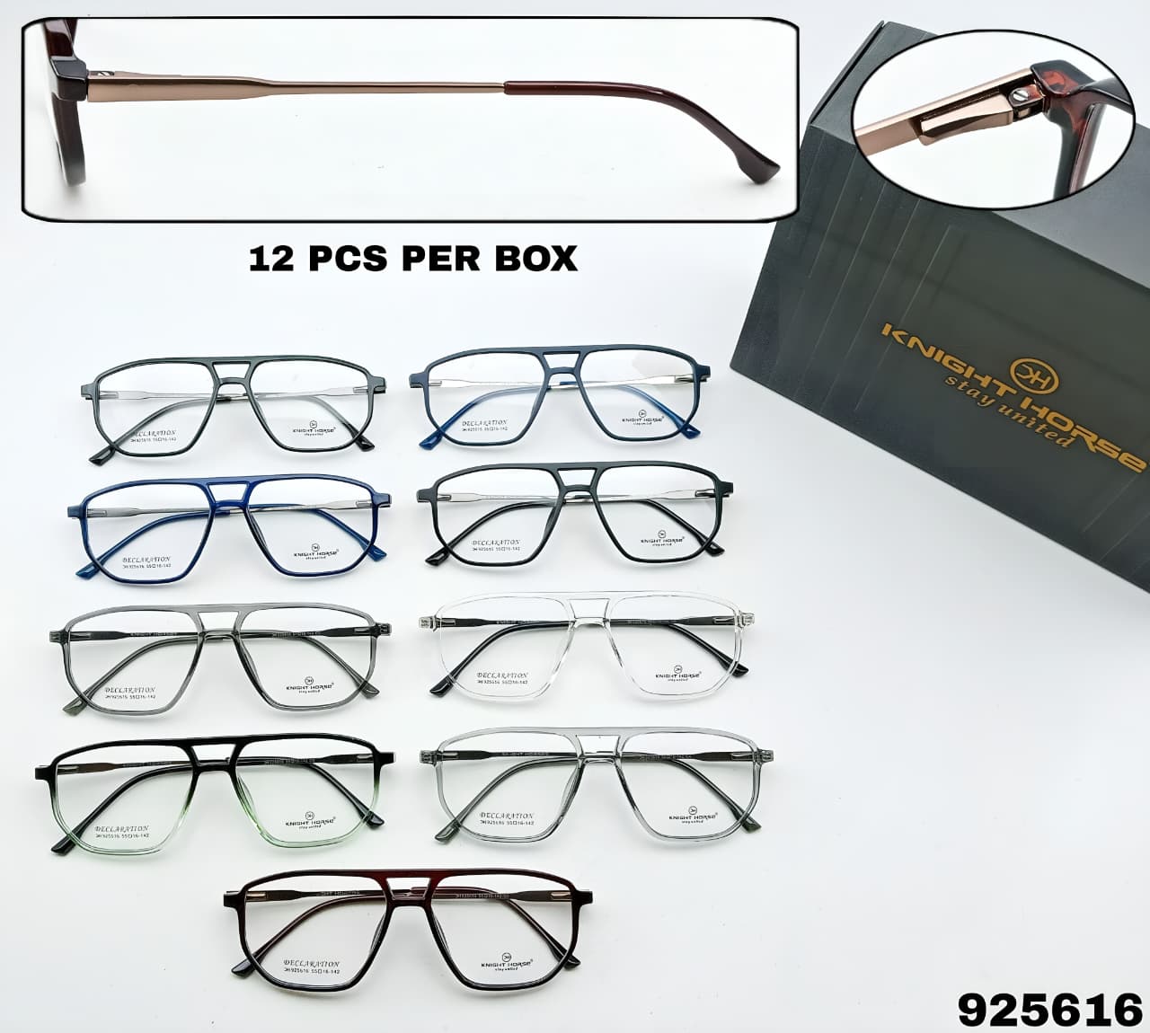 KH Declaration Double Bar Frames – TR Front with Metal Spring Temples - Image 4