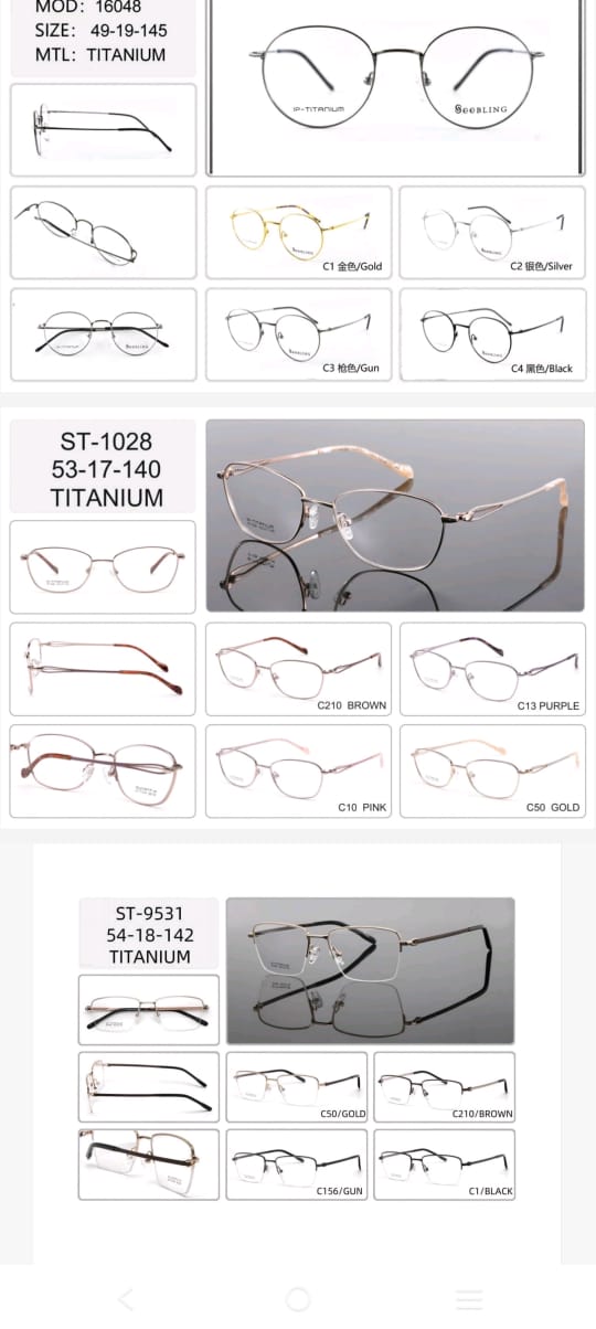 Premium Original Titanium Rimless – Gold Plated Ultra Light - Image 15
