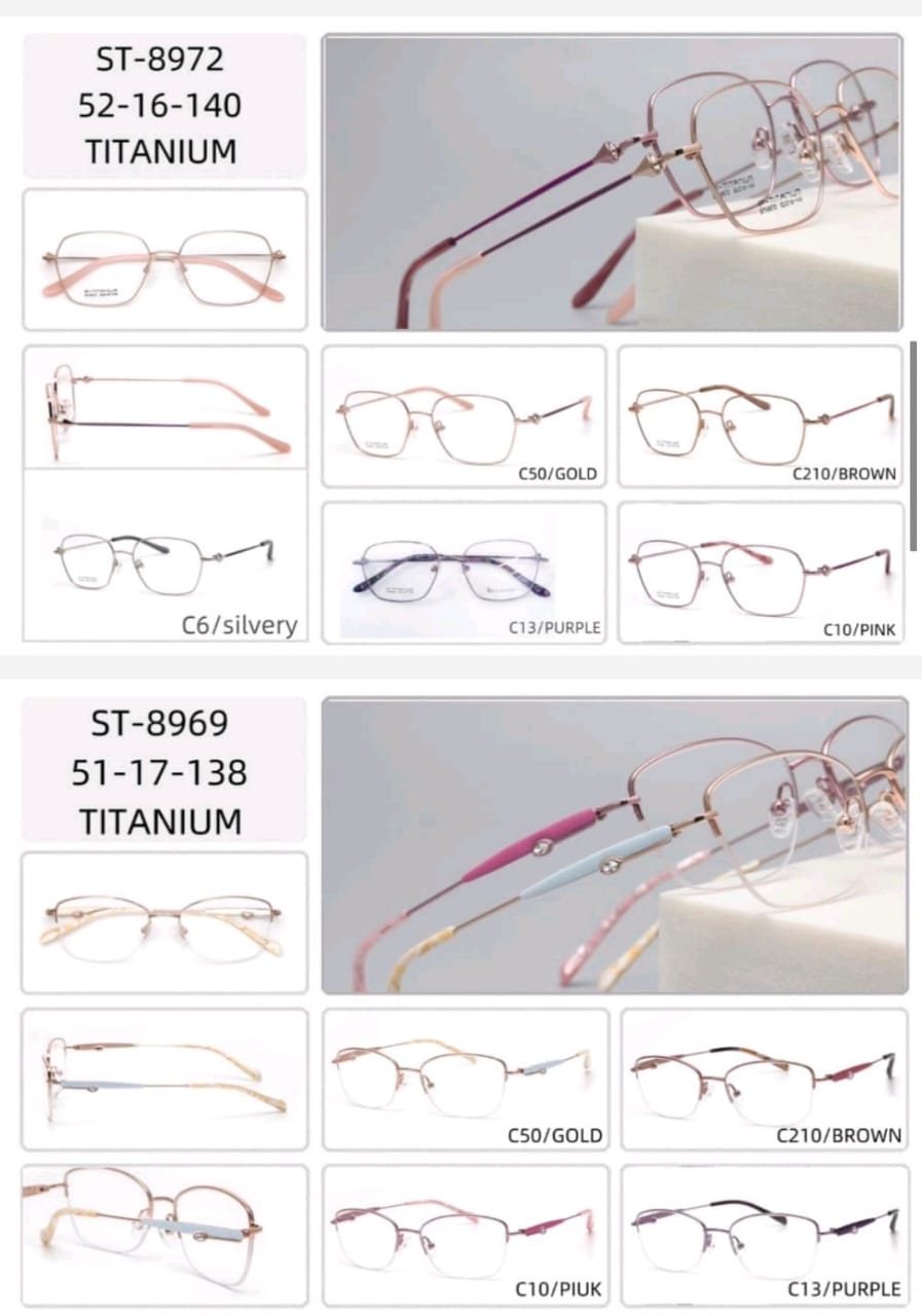 Premium Original Titanium Rimless – Gold Plated Ultra Light - Image 9