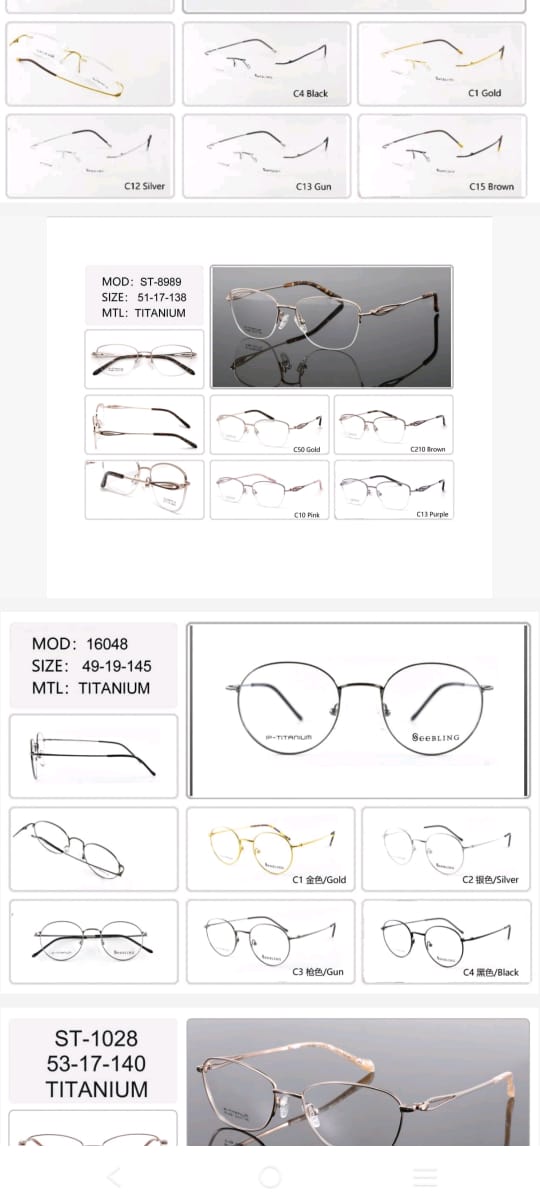 Premium Original Titanium Rimless – Gold Plated Ultra Light - Image 6