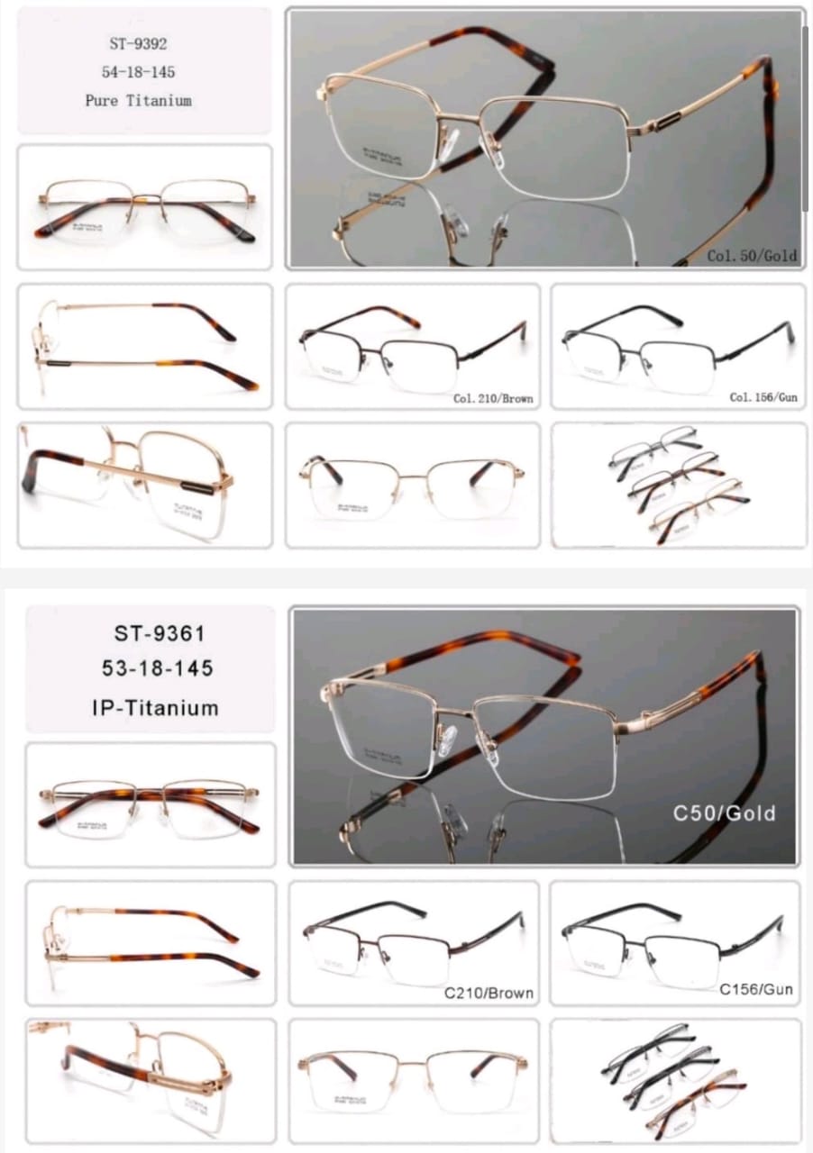 Premium Original Titanium Rimless – Gold Plated Ultra Light - Image 2