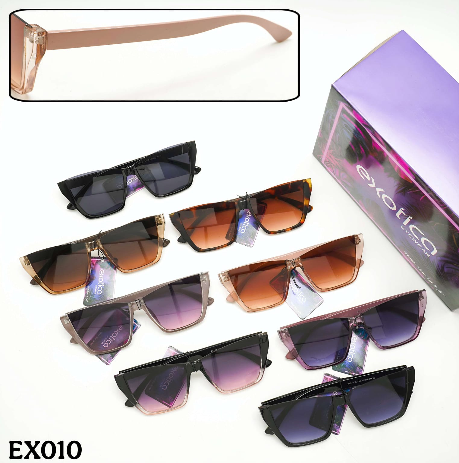 Exotica Eyewear Ladies Sunglasses – UV Protection (10 Model, 12 Pcs Box) - Image 10