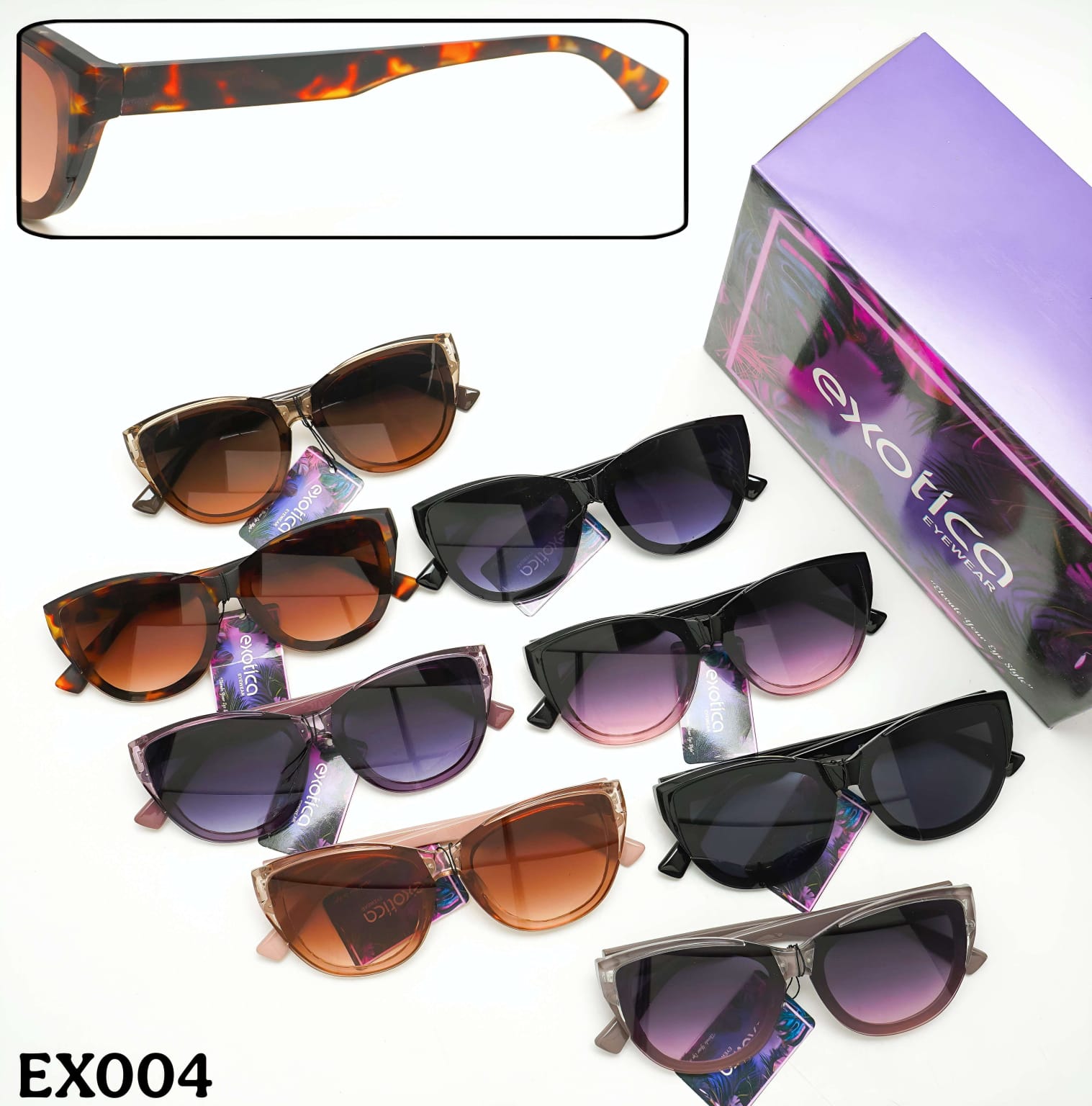 Exotica Eyewear Ladies Sunglasses – UV Protection (10 Model, 12 Pcs Box) - Image 7