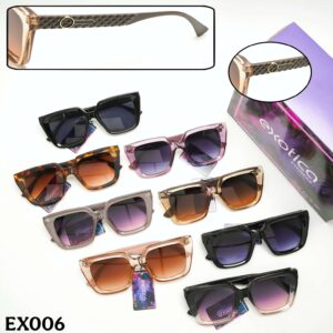 Exotica Eyewear Ladies Sunglasses – UV Protection (10 Model, 12 Pcs Box)